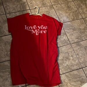 Vibrant Red Women's Mini Dress